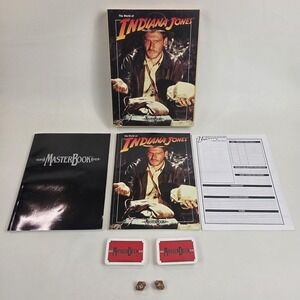 The World of Indiana Jones RPG‎ Boxed Set w/ Masterbook Game Complete